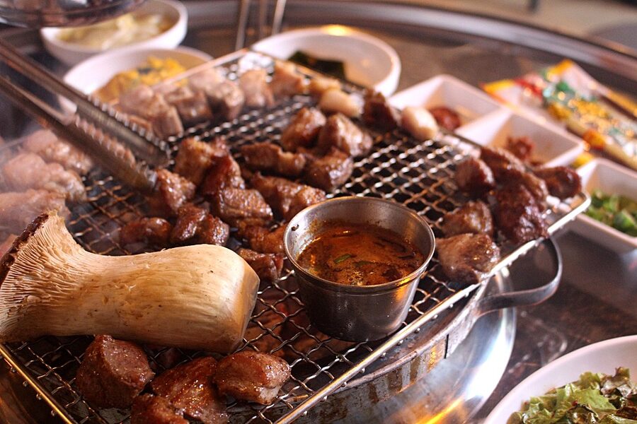 An early dinner — the local way